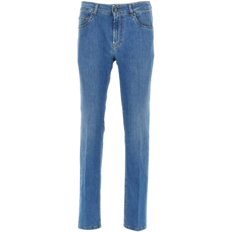 Fay Jeans à jambe droite Jeans Turquoise blau