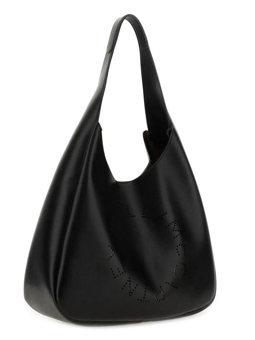 Stella Mccartney Shoppers & Totes Soft Hobo Tote Bag in zwart