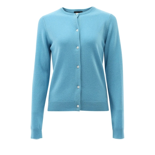 VAN LAACK Strickjacke Jacke Uni blau