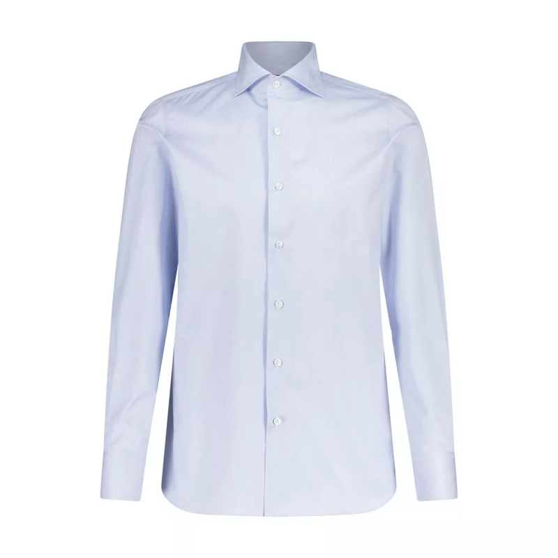 Finamore  Hemd Napoli Hellblau