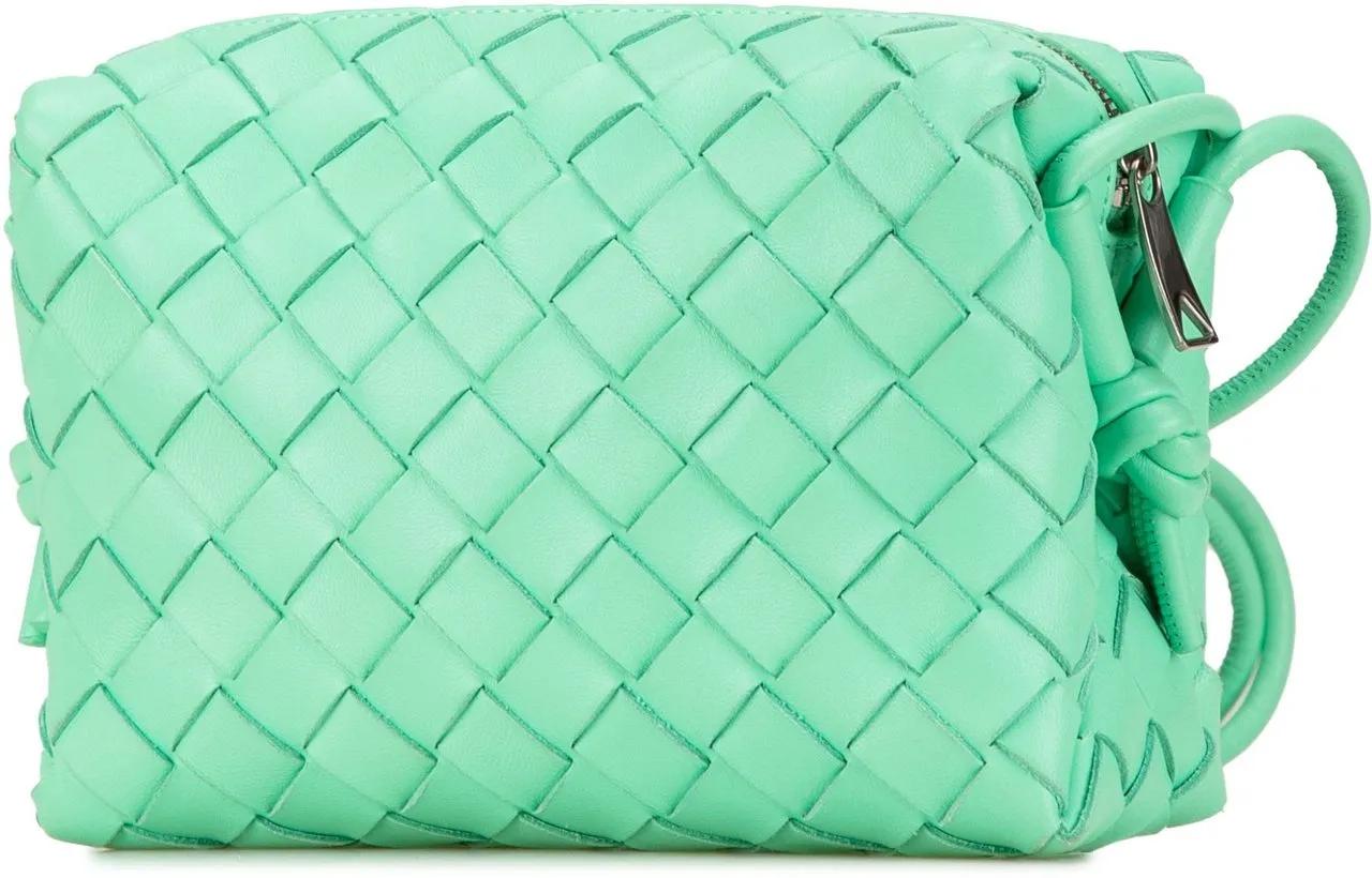 Bottega Veneta Hobo bags 2012-present Mini Nappa Intrecciato Loop Camera Ba in groen