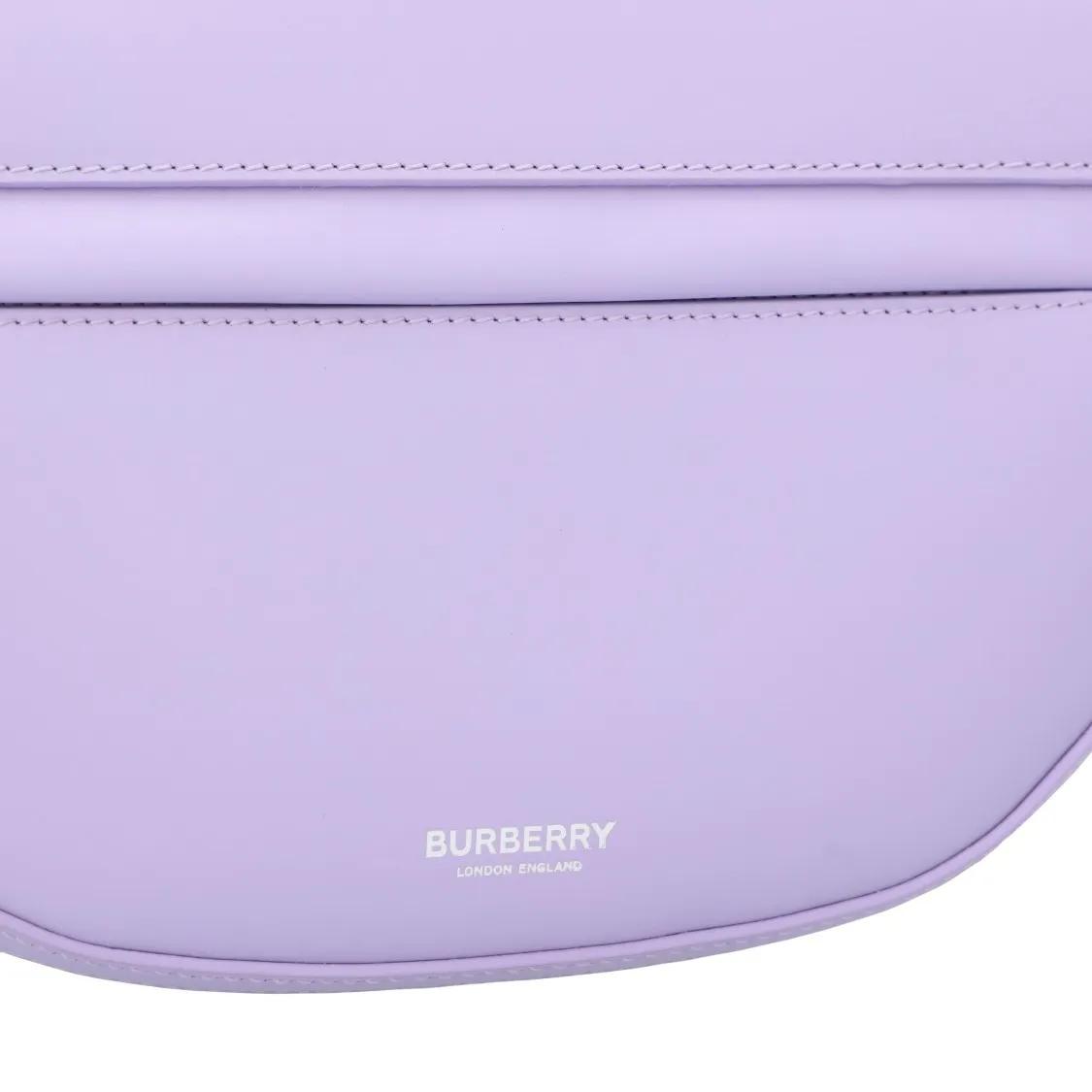 Burberry Hobo bags Olympia Mini Leather Shoulder Bag in paars