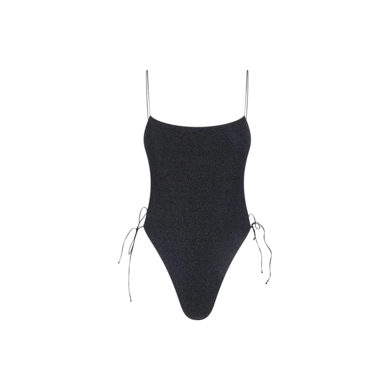 Oséree  Lumière One-Piece Swimsuit – Black Grey