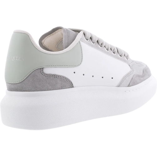 Alexander McQueen Low-Top Sneaker Dames Oversized Sneaker Wit/Grijs weiß (Image 3)