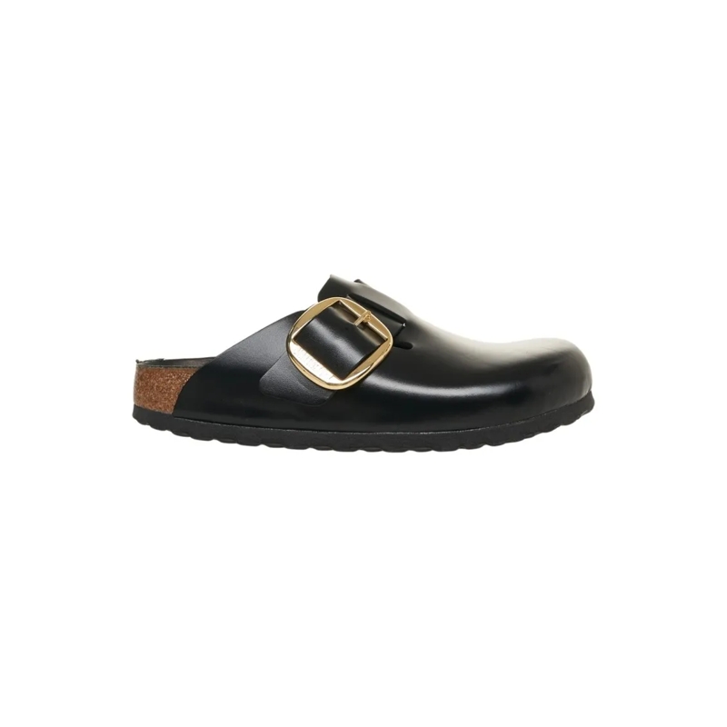 Birkenstock Sandalen Boston Big Buckle' Clog Black