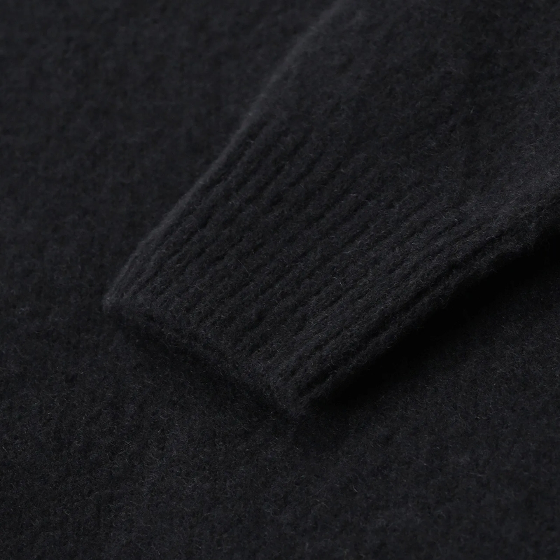 FILIPPO DE LAURENTIIS Pull à col roulé Pullover aus Kaschmir-Seide-Mix schwarz(Image 3)