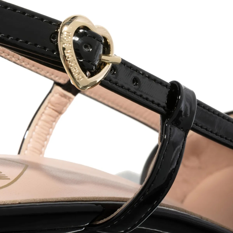 Love Moschino Pumps Rubber Logo Scarpa Donna Nero(Image 4)