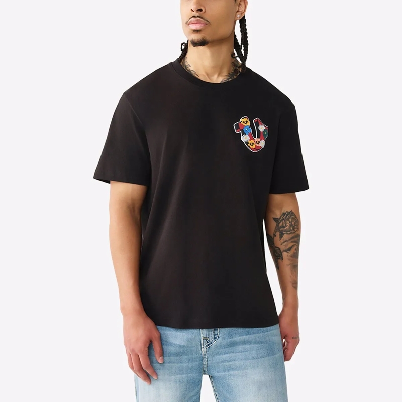 True Religion T-Shirt T-Shirt GARDEN schwarz(Image 6)