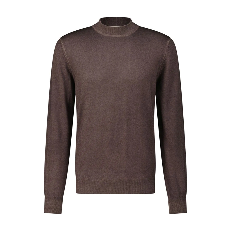 Gran Sasso Rollkragenpullover Strickpullover aus Wolle blau(Image 5)