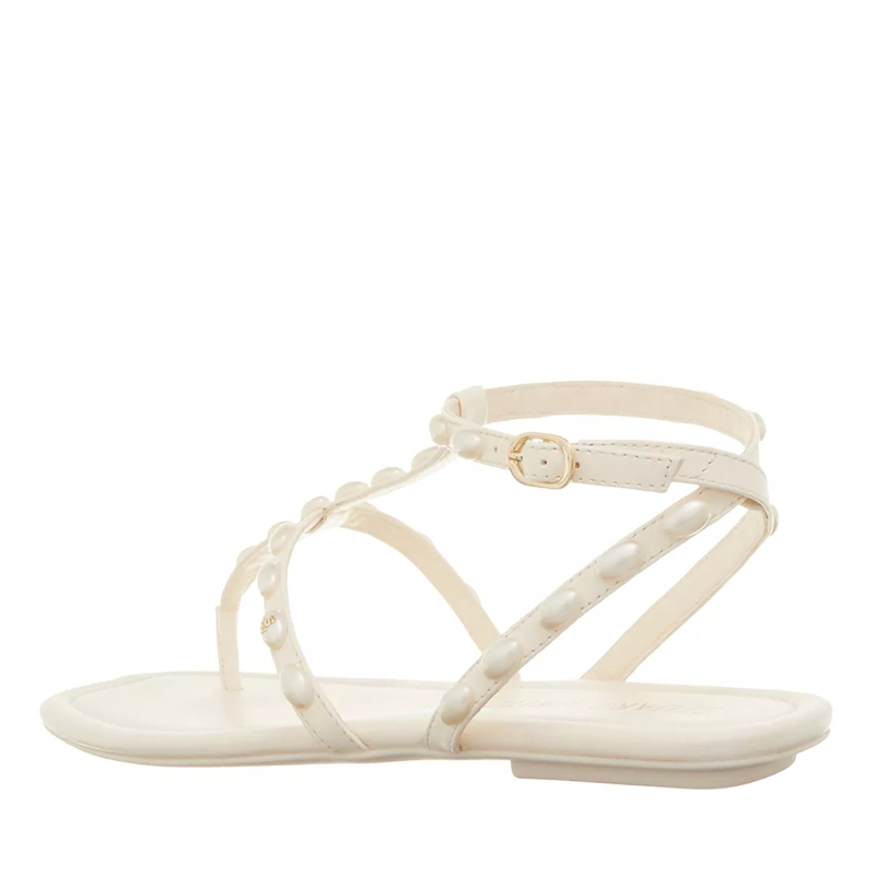 Stuart Weitzman Riemchensandalen Pearlita Flat Sandal Seashell(Image 2)