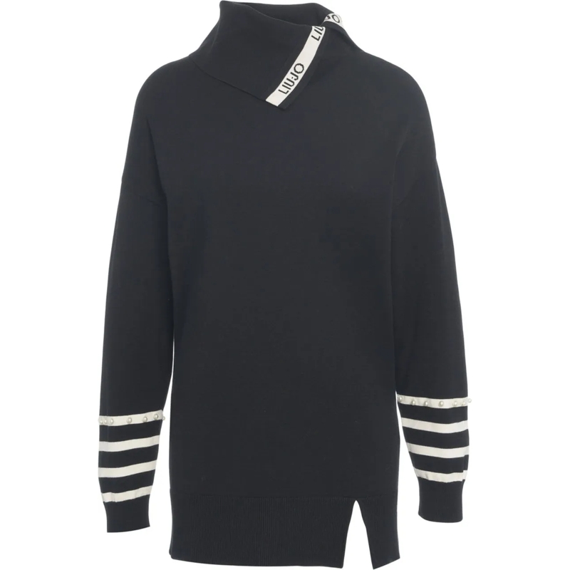 LIU JO  Knit pullover schwarz