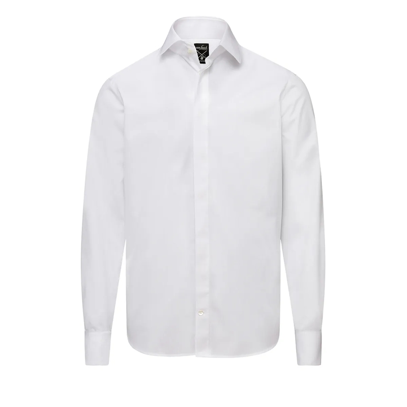 VAN LAACK Hemd Hemd Tailor Fit Uni weiss