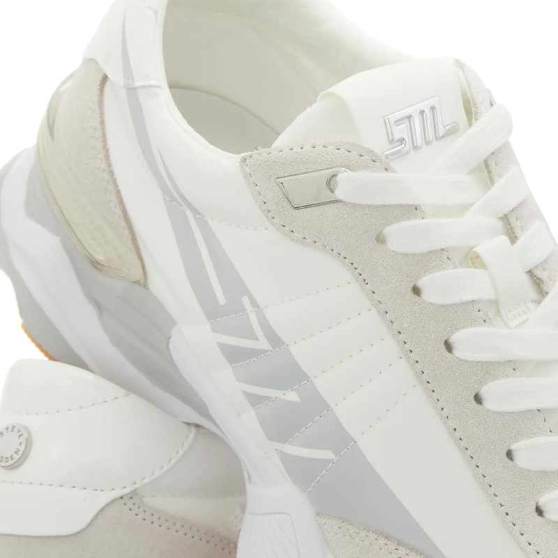 Steve Madden Low-Top-Sneaker Setback White/Grey(Image 4)