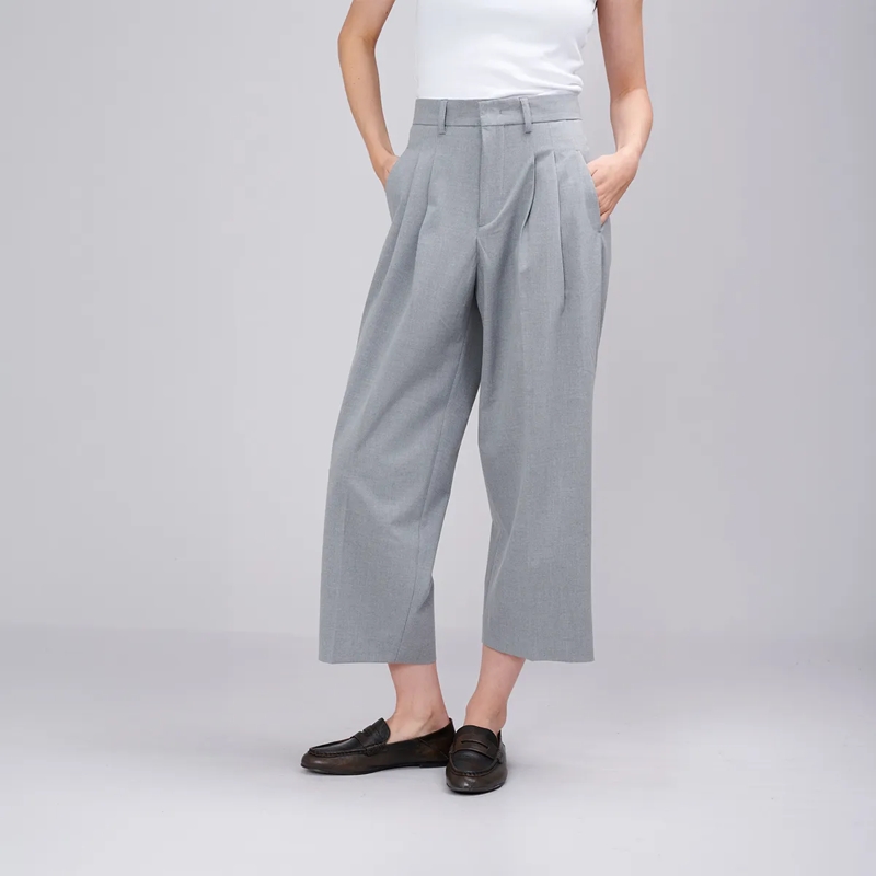 True Religion Hose - Engwerdenes, verkürztes Bein- Bund- und Bügelfa grau(Image 6)