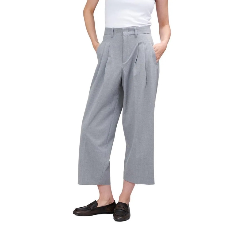 True Religion Hose - Engwerdenes, verkürztes Bein- Bund- und Bügelfa grau(Image 4)