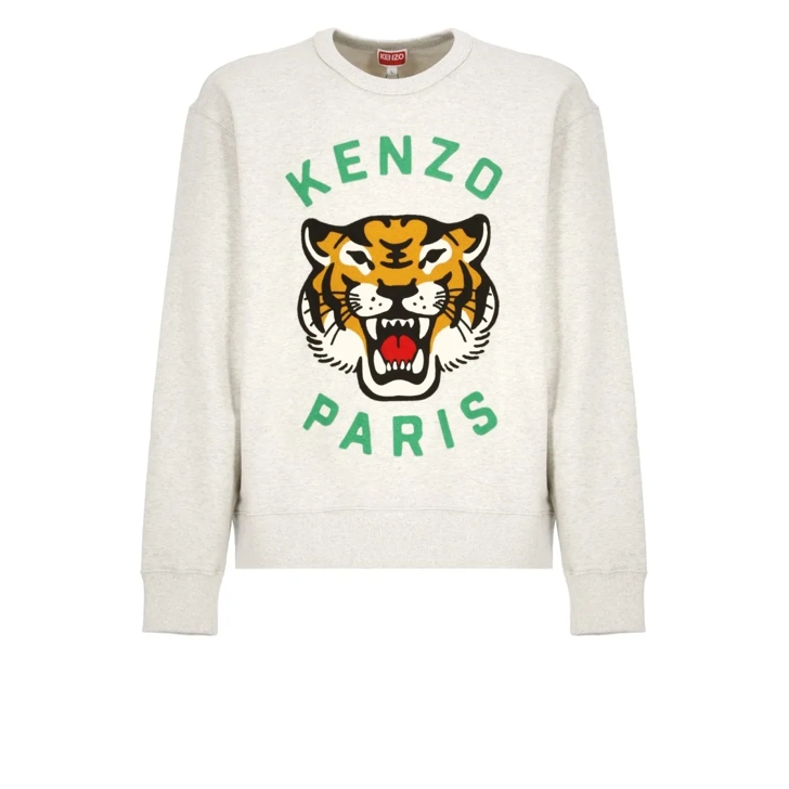 Kenzo Grey Cotton Sweatshirt Grey Truien