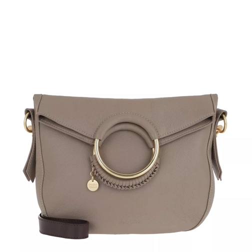 See By Chloé Monroe Tote Leather Motty Grey Crossbody Bag