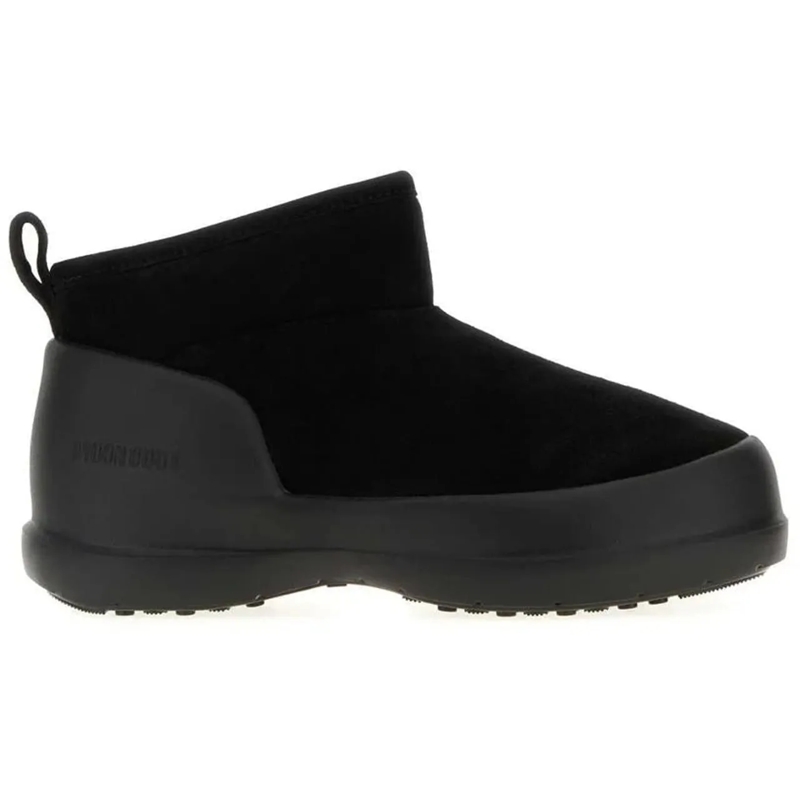 Moonboot Bottes MB MEZZALUNA LOW BOOT SUEDE BLACK schwarz