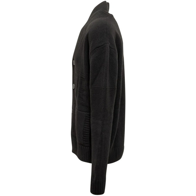Gcds Pullover Cardigan in Maglia Logo GCDS schwarz(Image 3)