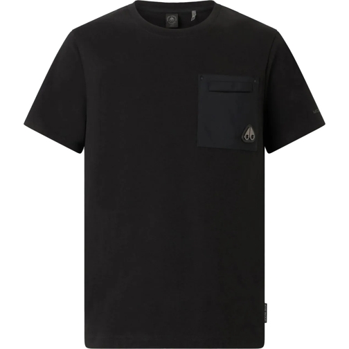 Moose Knuckles T-shirts Dalon Tee Black schwarz