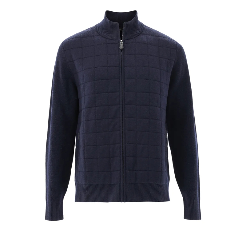 VAN LAACK Strickjacke Weste Uni dunkel-blau