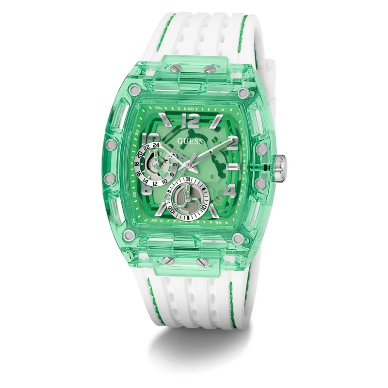 Guess Quarzuhr Quarz-Analoguhr Phoenix weiss(Image 8)