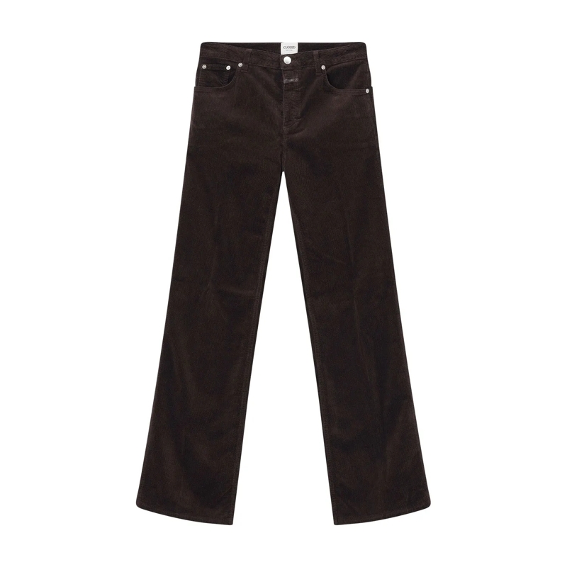 Closed Jeans Cordhose Gillan aus Baumwoll-Mix braun