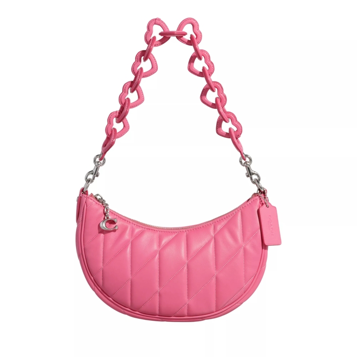 Quilted pink bag sale