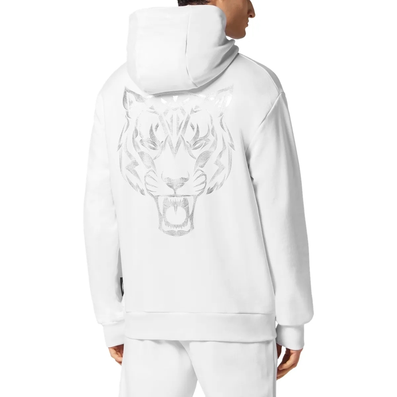 Plein Sport Top Hoodie Tiger weiss(Image 2)