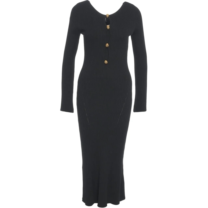 Guess Robe longue Knit maxi dress schwarz