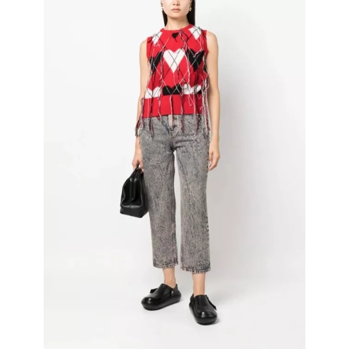 Marni Jeans Acid-Wash Cropped Denim Jeans Pink (Image 2)