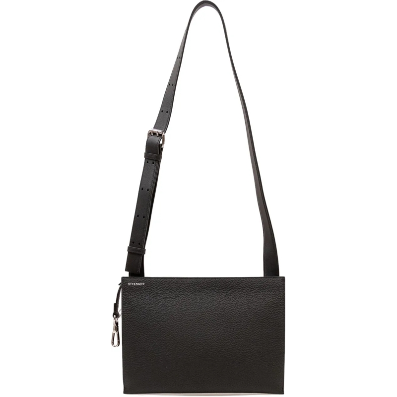 Givenchy Schultertasche Flat Pouch con Tracolla Regolabile schwarz
