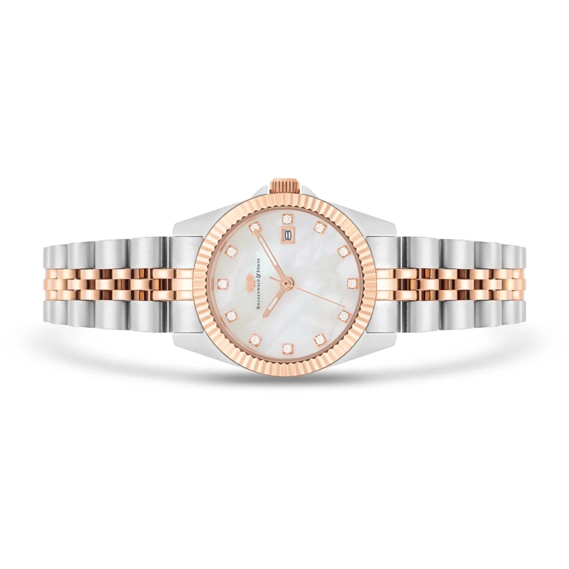 Rhodenwald & Söhne Automatikuhr Damen Armbanduhr Cassina Edelstahl silber(Image 3)