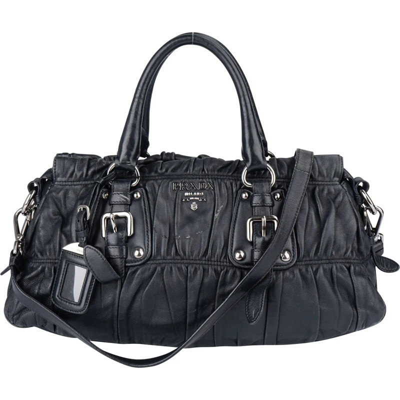 Prada Tote Prada Quilted Leather City Handbag schwarz