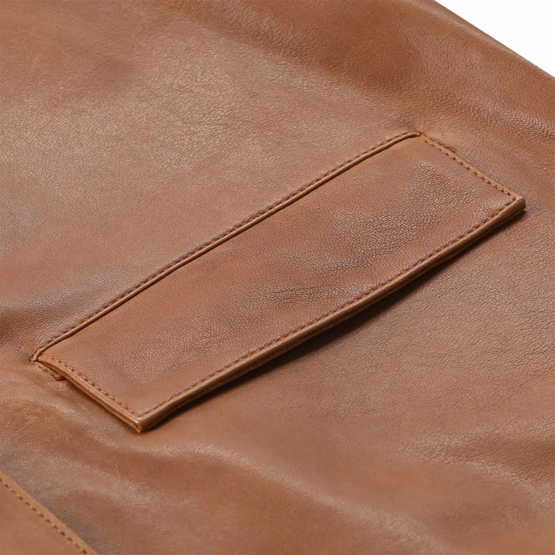 Arma Übergangsjacke Jacke Fem aus Leder braun(Image 4)