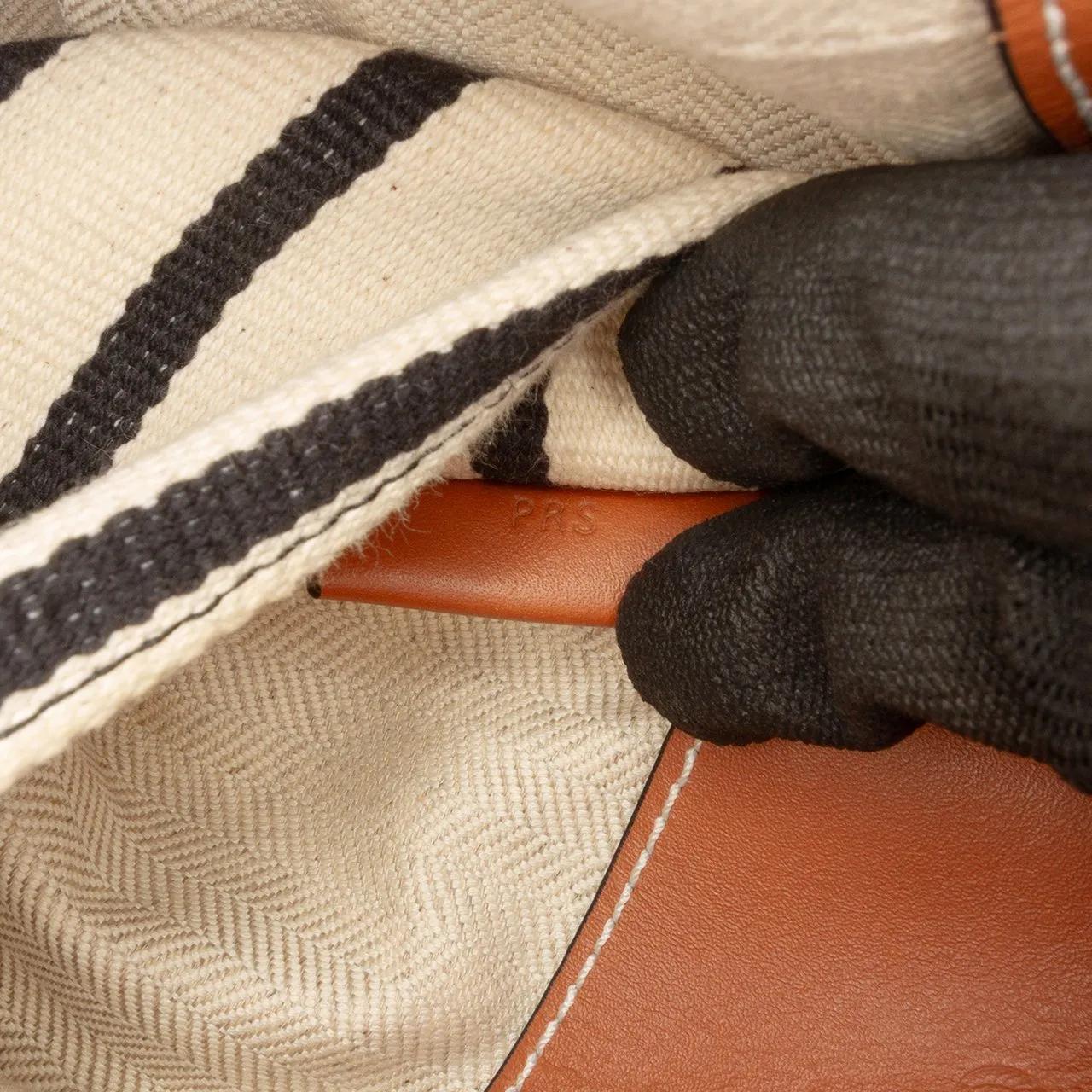 Thumbnail - Loewe Shopper - Paulas Ibiza Large Canvas Stripes Cushion Tote - Gr. unisize - in Blau - für Damen