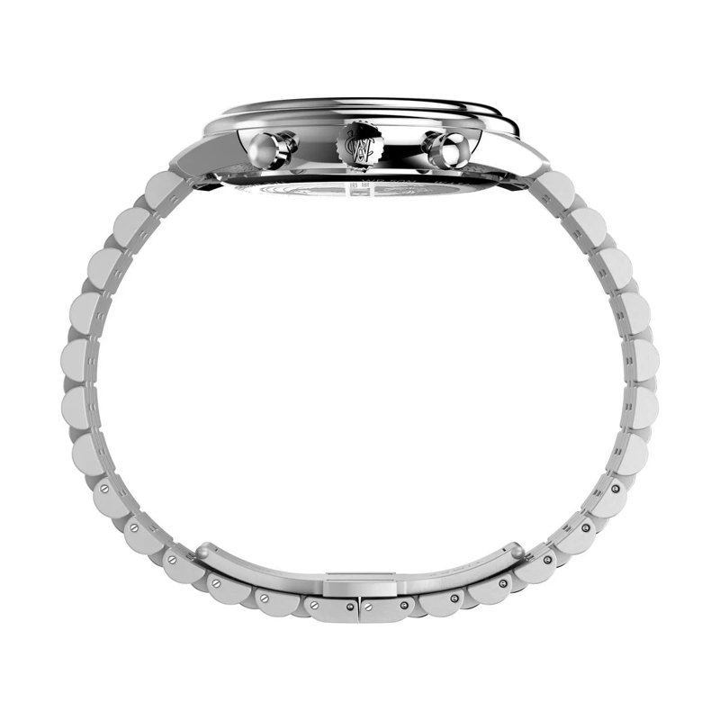 Timex Quarzuhr Quarz-Chronographenuhr Waterbury Metropolitan Chro silber(Image 2)