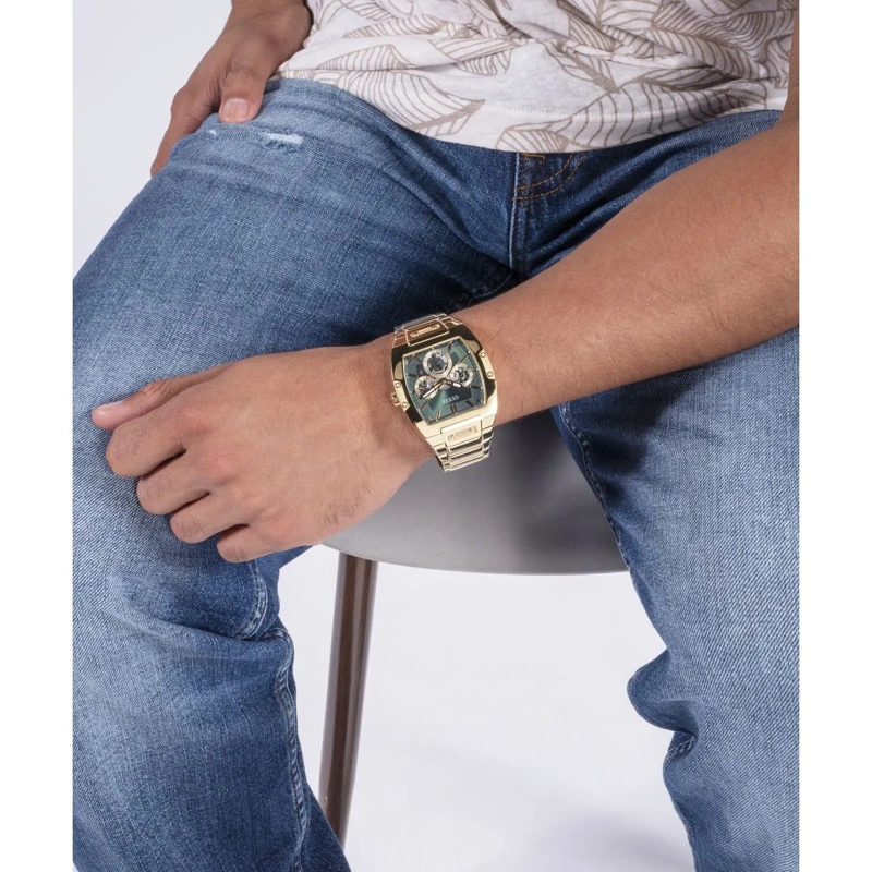 Guess Quarzuhr Quarz-Analoguhr Gt Phoenix gold(Image 4)