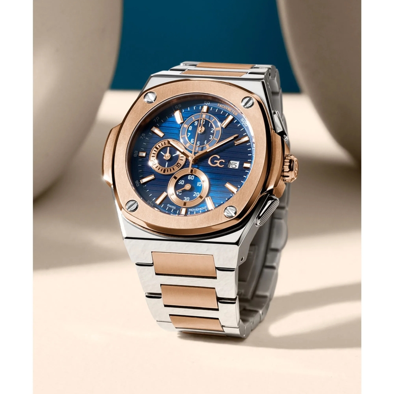 GC Chronograph Quarz Chronograph Gc Coussin Shape silber(Image 4)