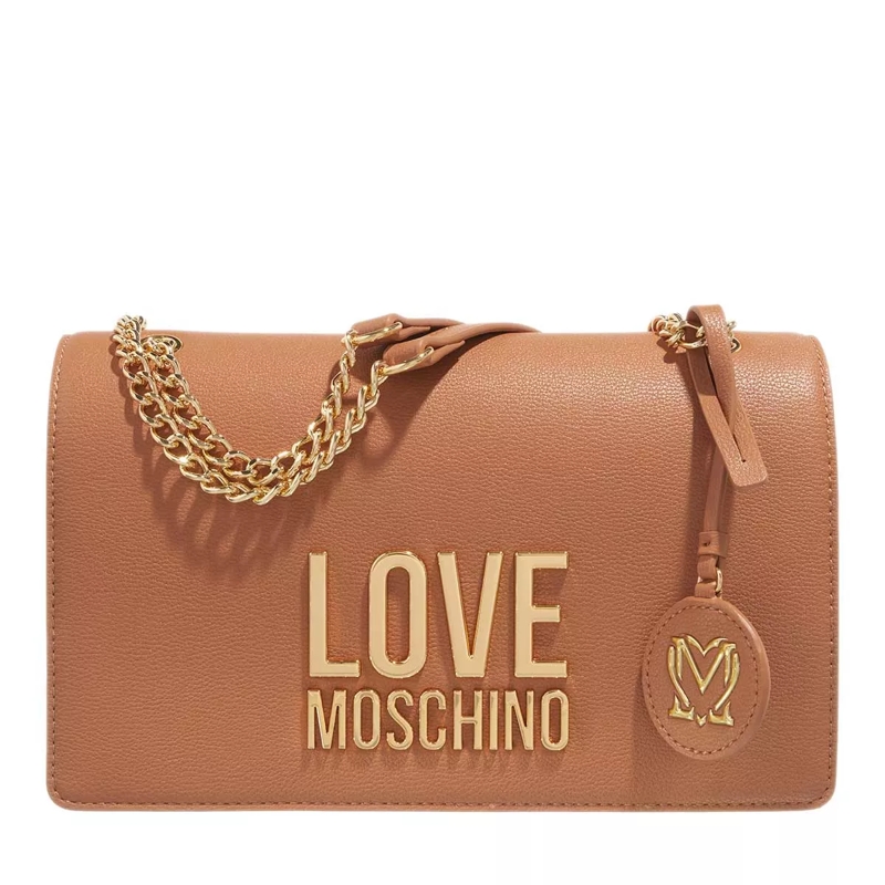 Love Moschino Sac à bandoulière Love Lettering Cammello