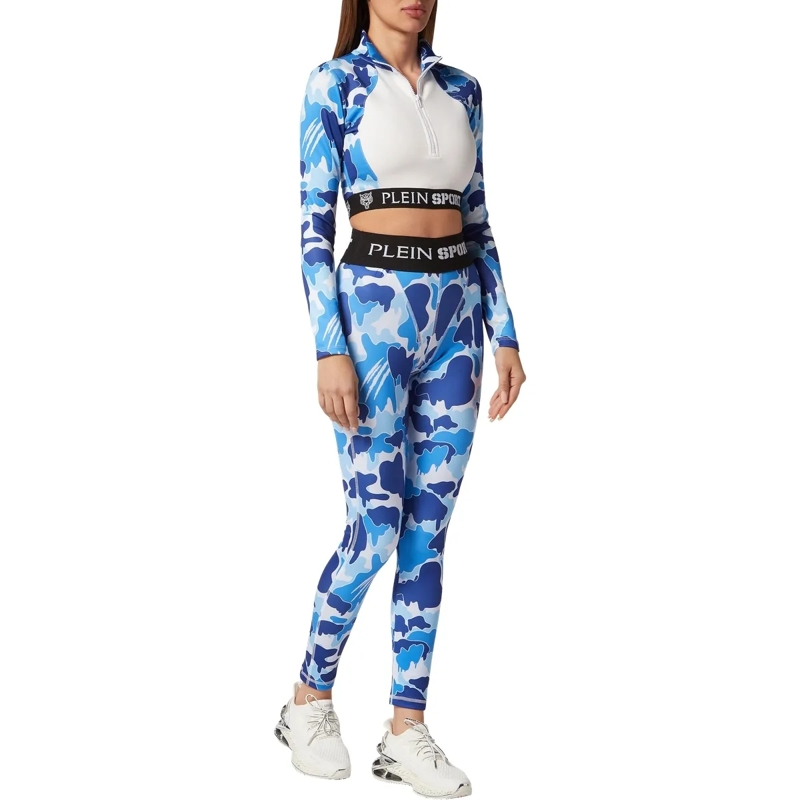 Plein Sport Leggings Leggings Camouflage hell-blau(Image 4)
