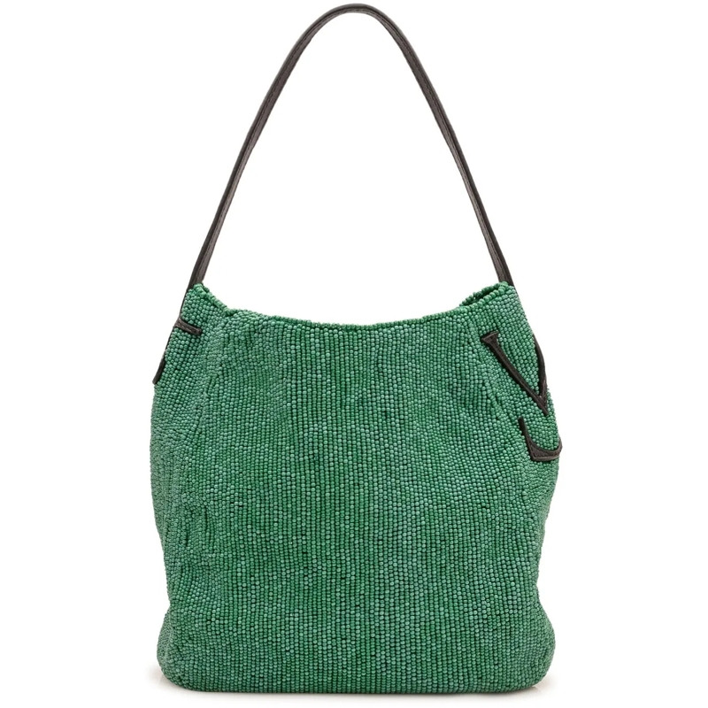 J.W.Anderson Schultertasche Borsa Small Bulb con Perline grün(Image 3)