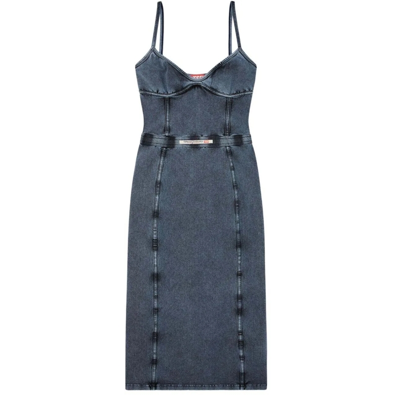 Diesel Robe midi Dresses Denim blau