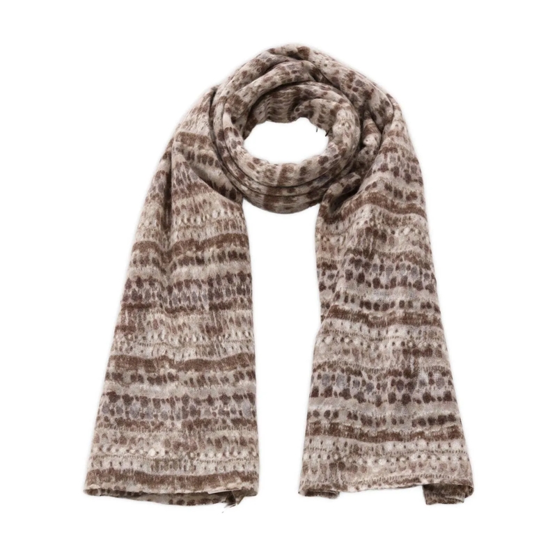 Hemisphere Écharpe légère Schal Nenni aus Kaschmir Braun