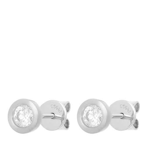 VOLARE Earring Studs 2 Brill ca. 0,40 Platinum Ohrstecker