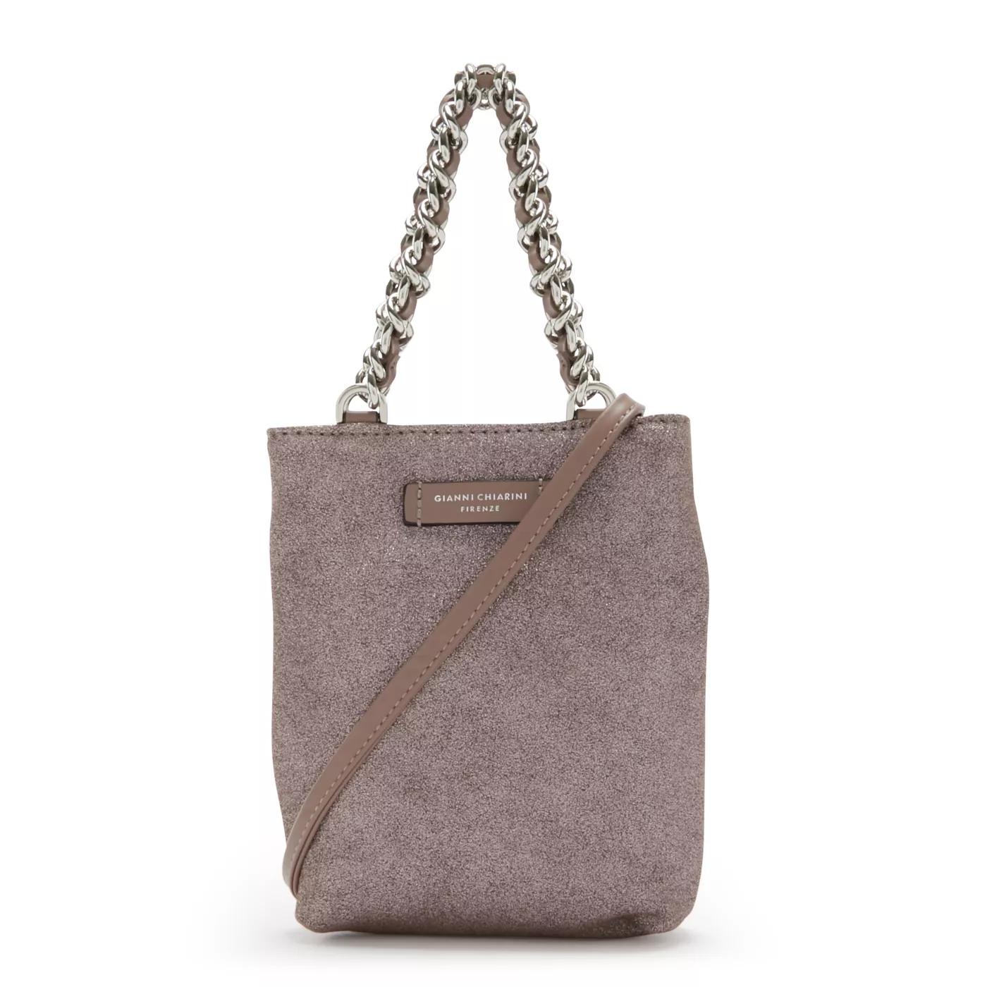 Gianni Chiarini Crossbody Bags - Gianni Chiarini damen Handtasche Violett BS-9590/2 - Gr. unisize - in Taupe - für Damen