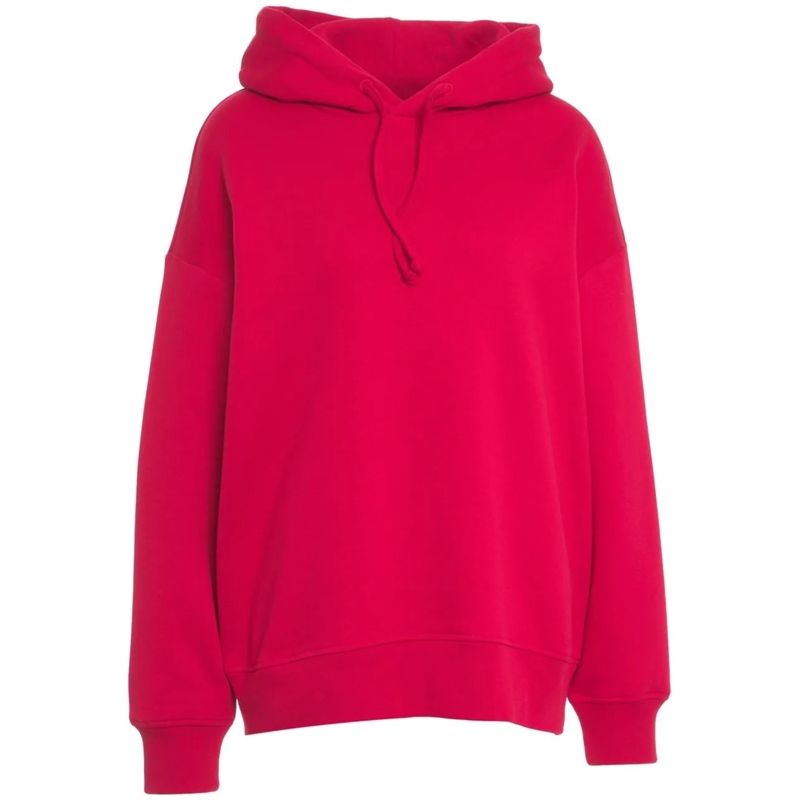 Closed  Hoodie with logo detail rot