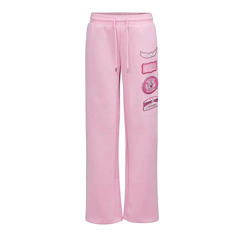 True Religion Jogginghose - Jogginghose- Gerades Bein- Mittlere Bundhöhe- rosa