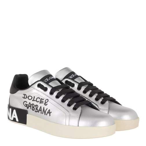 Dolce&Gabbana Portofino Sneakers Silver lage-top sneaker