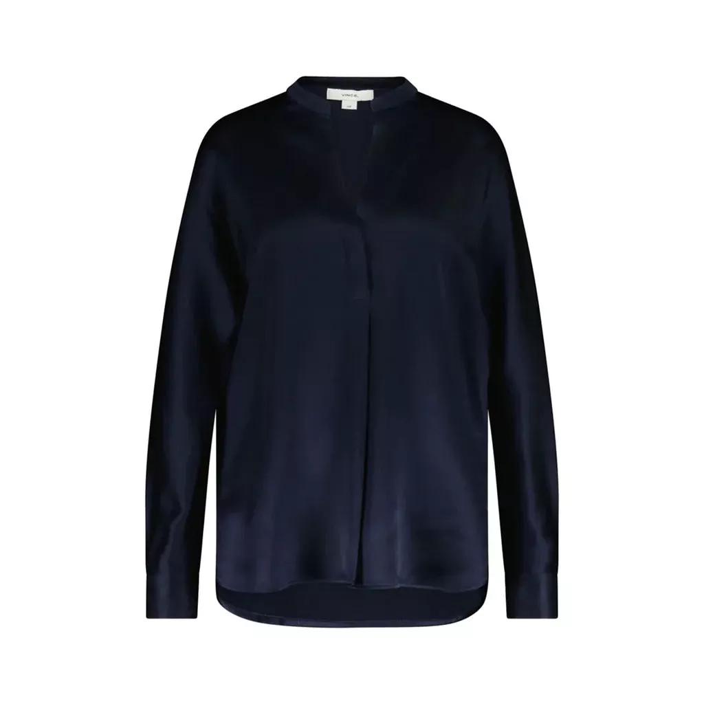 Thumbnail - Vince - Bluse aus Seide - Größe M - black
